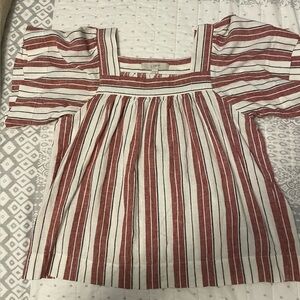 LOFT Striped Blouse